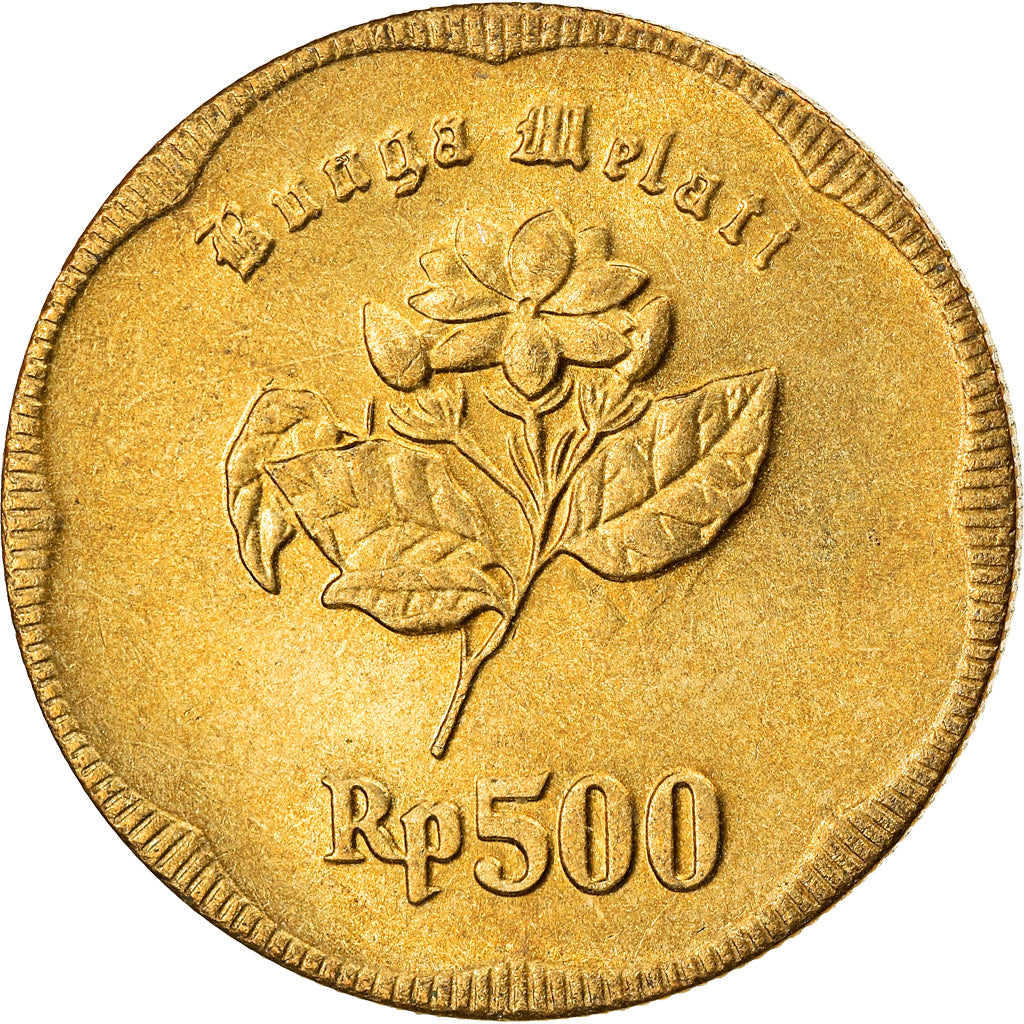 Monnaie, Indonésie, 500 Rupiah, 1991, SUP, Aluminum-Bronze, KM:59