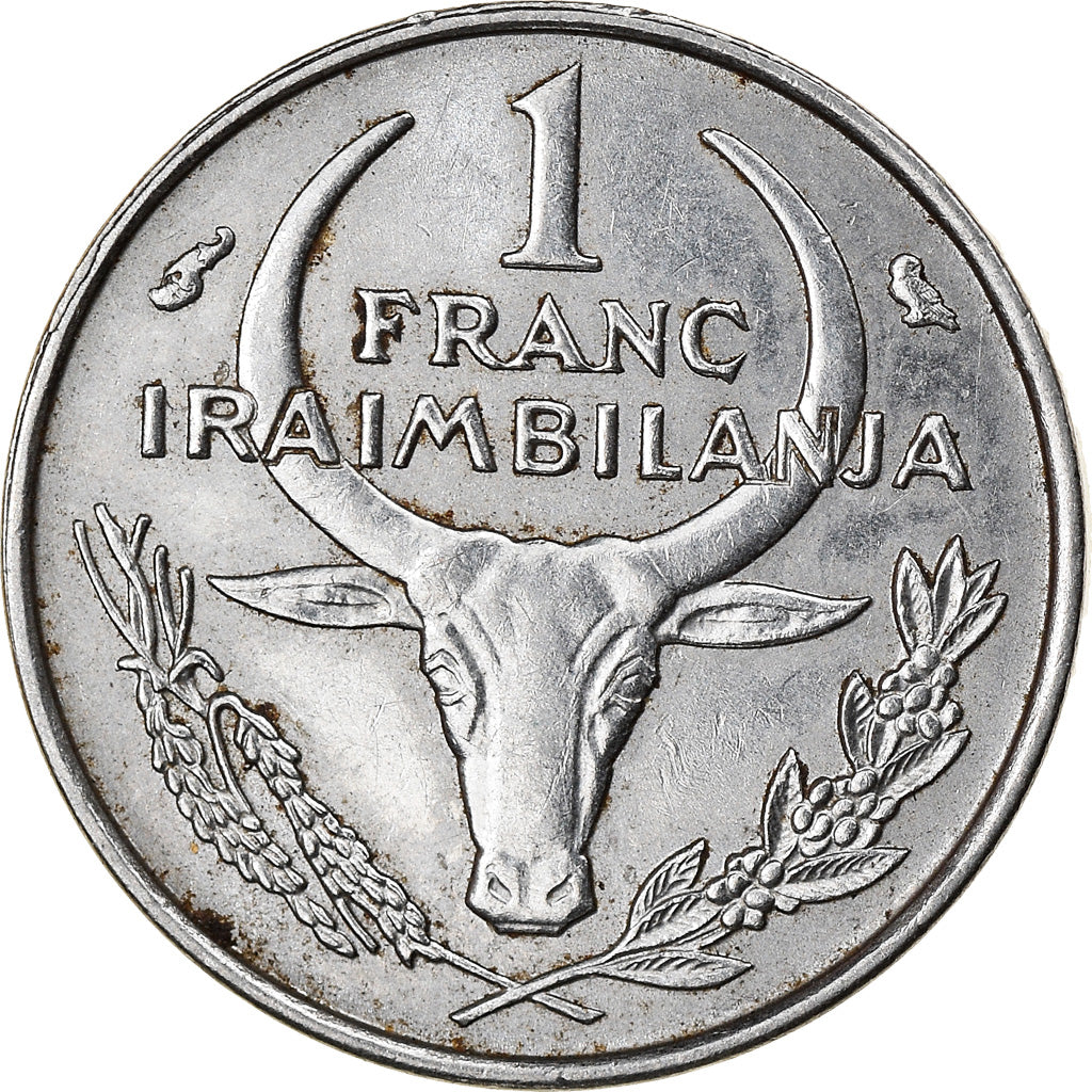 Monnaie, Madagascar, Franc, 1965, Paris, TTB, Stainless Steel, KM:8