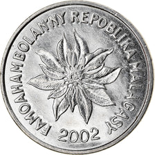 Coin, Madagascar, Franc, 2002, Paris, EF(40-45), Stainless Steel, KM:8
