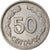 Moneda, Ecuador, 50 Centavos, Cincuenta, 1963, MBC, Níquel recubierto de acero