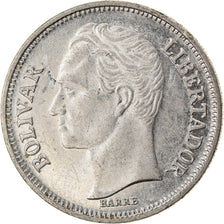 Monnaie, Venezuela, 50 Centimos, 1988, TTB, Nickel Clad Steel, KM:41a