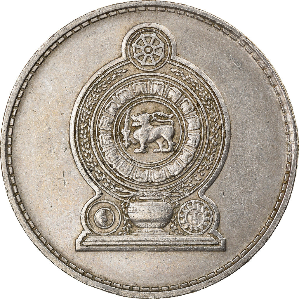 Coin, Sri Lanka, Rupee, 1972, EF(40-45), Copper-nickel, KM:136.1