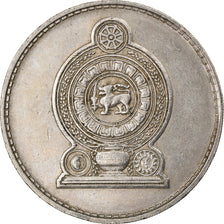 Coin, Sri Lanka, Rupee, 1972, EF(40-45), Copper-nickel, KM:136.1