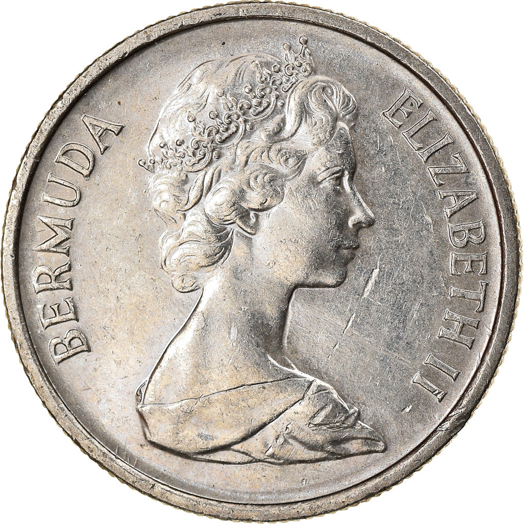 Münze, Bermuda, Elizabeth II, 10 Cents, 1978, SS, Copper-nickel, KM:17