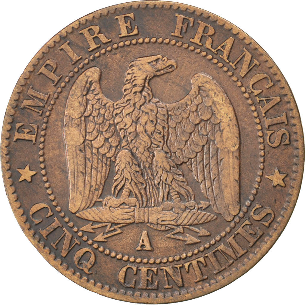 Münze, Frankreich, Napoleon III, Napoléon III, 5 Centimes, 1857, Paris, SS