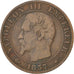 Münze, Frankreich, Napoleon III, Napoléon III, 5 Centimes, 1857, Paris, S+