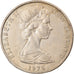 Moneta, Nowa Zelandia, Elizabeth II, 50 Cents, 1975, EF(40-45), Miedź-Nikiel