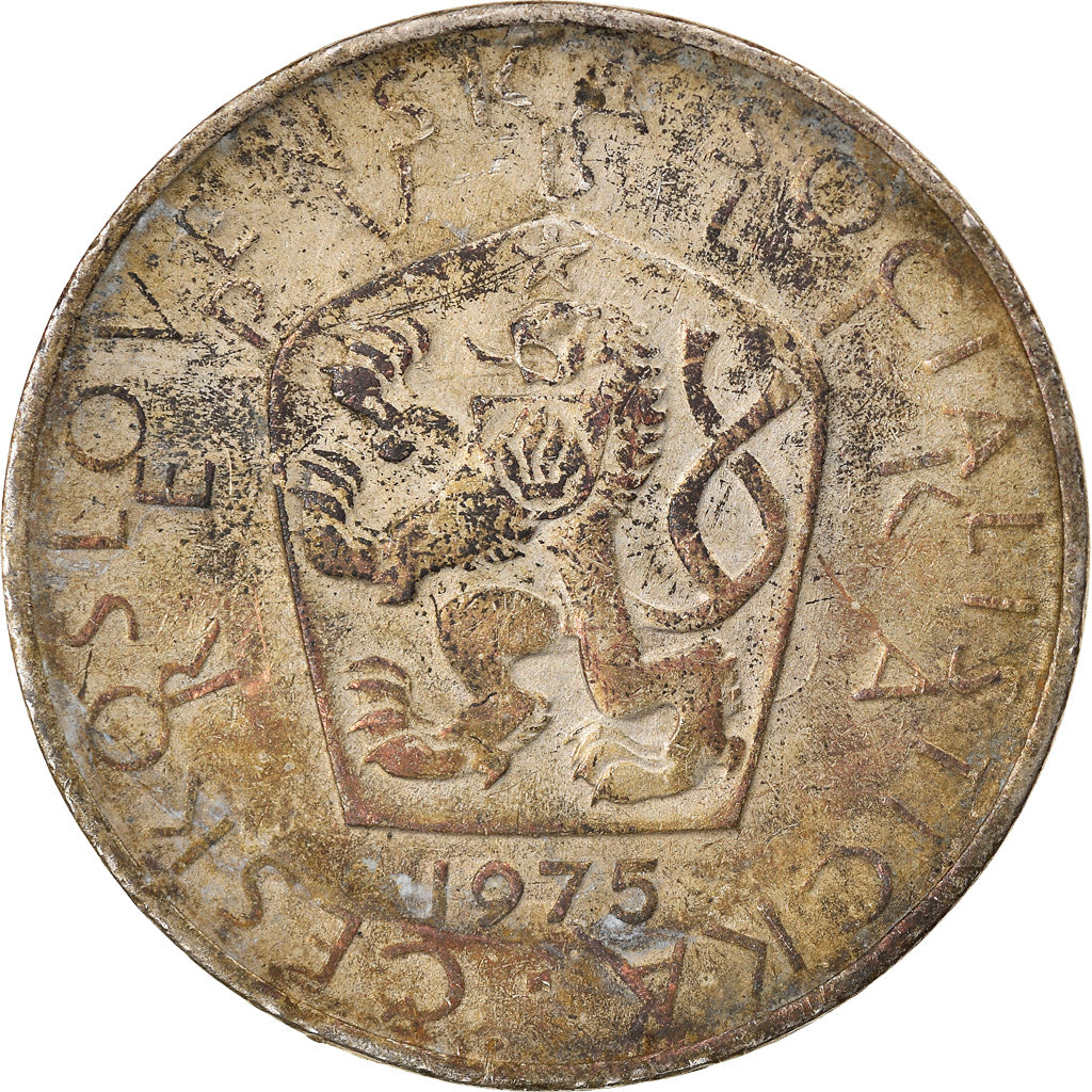 Monnaie, Tchécoslovaquie, 5 Korun, 1975, TTB, Copper-nickel, KM:60