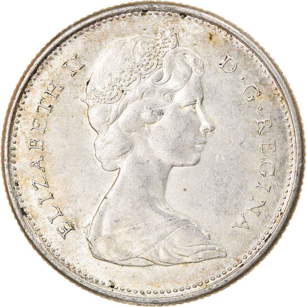 Moneta, Canada, Elizabeth II, 25 Cents, 1967, Royal Canadian Mint, Ottawa, BB