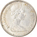 Moneta, Canada, Elizabeth II, 25 Cents, 1967, Royal Canadian Mint, Ottawa, BB