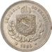 Coin, Brazil, Pedro II, 100 Reis, 1886, EF(40-45), Copper-nickel, KM:483