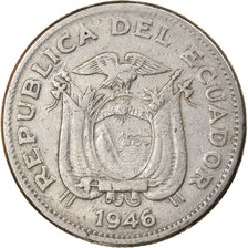 Coin, Ecuador, Sucre, Un, 1946, VF(20-25), Nickel, KM:78.2
