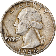 Coin, United States, Washington Quarter, Quarter, 1944, U.S. Mint, Philadelphia