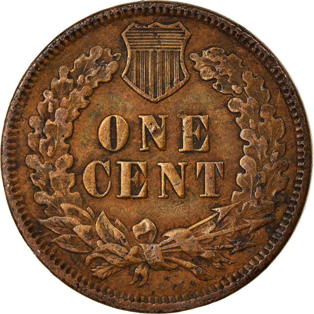 Coin, United States, Indian Head Cent, Cent, 1872, U.S. Mint, Philadelphia