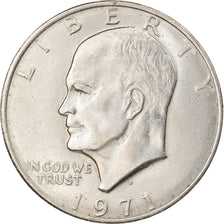 Coin, United States, Eisenhower Dollar, Dollar, 1971, U.S. Mint, Denver