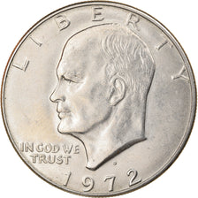 Coin, United States, Eisenhower Dollar, Dollar, 1972, U.S. Mint, Denver