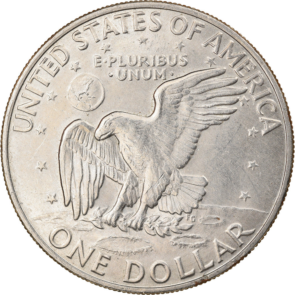 Coin, United States, Eisenhower Dollar, Dollar, 1972, U.S. Mint, Denver