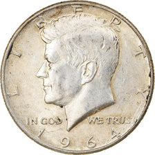 Coin, United States, Kennedy Half Dollar, Half Dollar, 1964, U.S. Mint