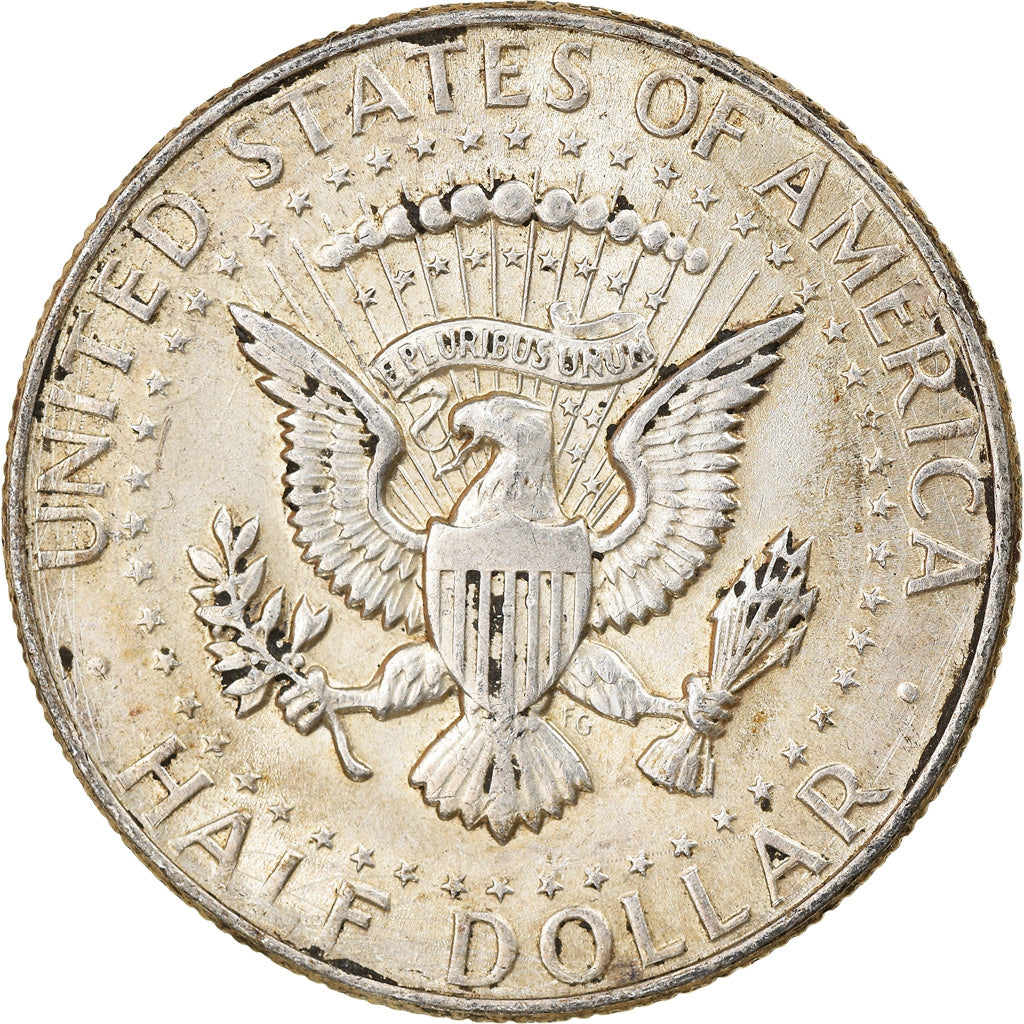 Coin, United States, Kennedy Half Dollar, Half Dollar, 1964, U.S. Mint