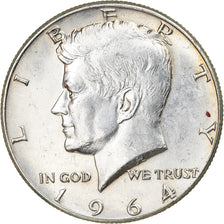 Coin, United States, Kennedy Half Dollar, Half Dollar, 1964, U.S. Mint