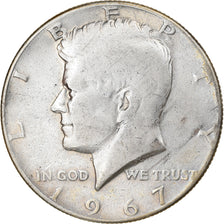 Coin, United States, Kennedy Half Dollar, Half Dollar, 1967, U.S. Mint