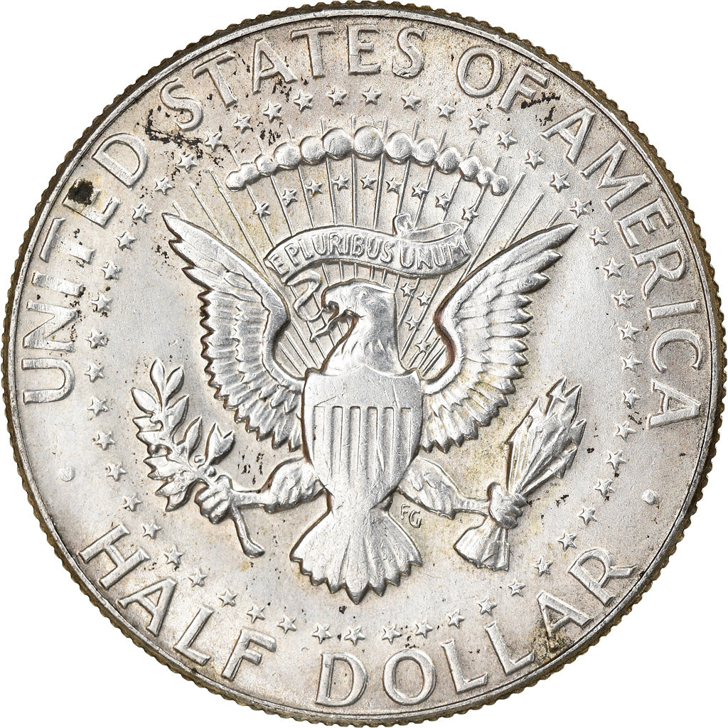 Coin, United States, Kennedy Half Dollar, Half Dollar, 1969, U.S. Mint, Denver
