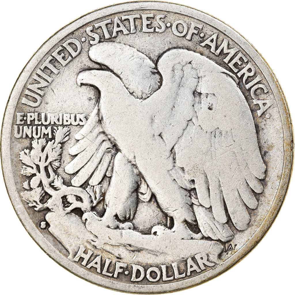 Coin, United States, Walking Liberty Half Dollar, Half Dollar, 1928, U.S. Mint
