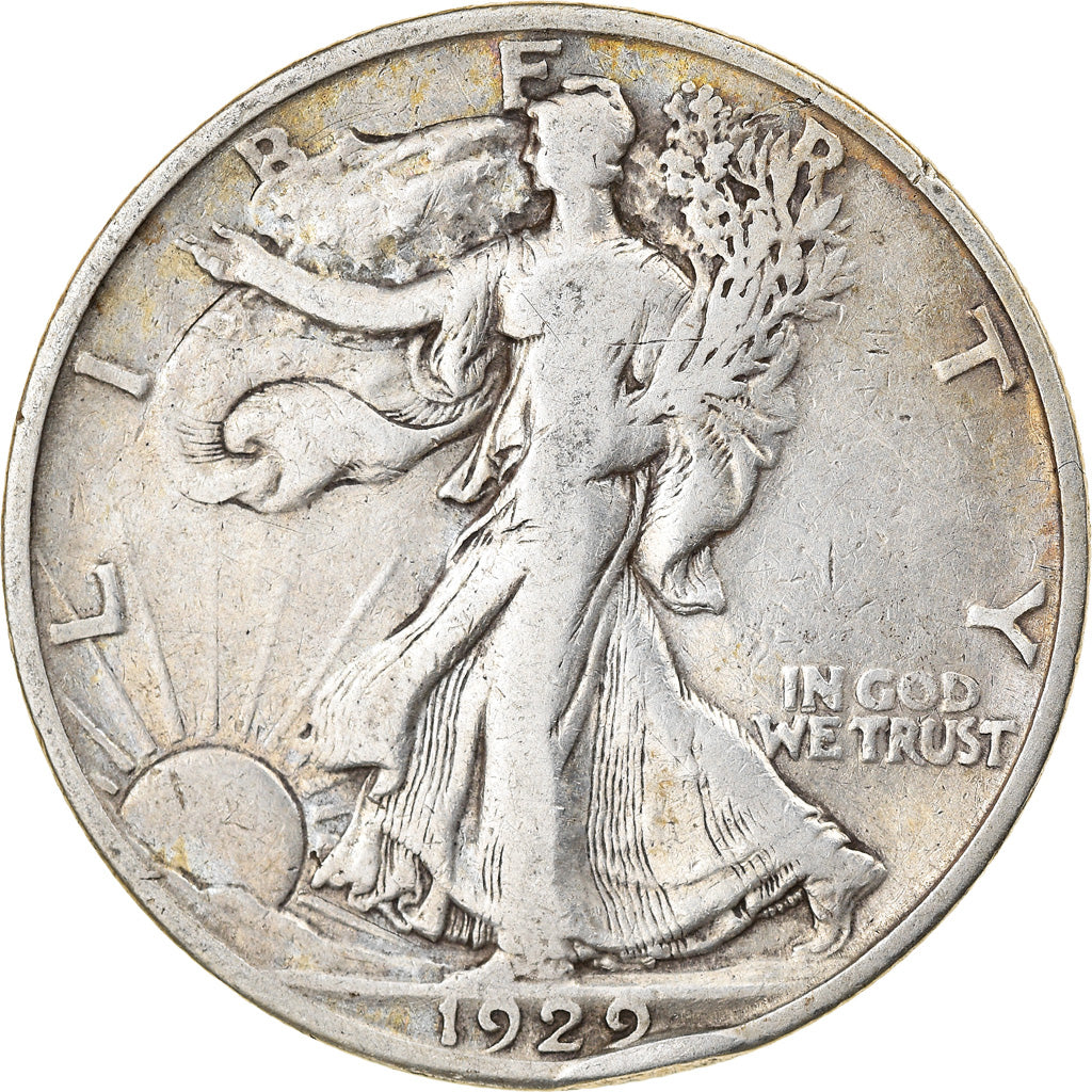 Moneda, Estados Unidos, Walking Liberty Half Dollar, Half Dollar, 1929, U.S.