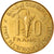 Moneda, Estados del África Occidental, 10 Francs, 1987, MBC, Aluminio - bronce