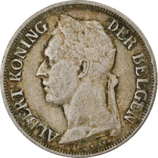 Moneta, Congo belga, Franc, 1926, MB+, Rame-nichel, KM:21