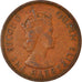 Monnaie, Etats des caraibes orientales, Elizabeth II, Cent, 1960, TTB, Bronze