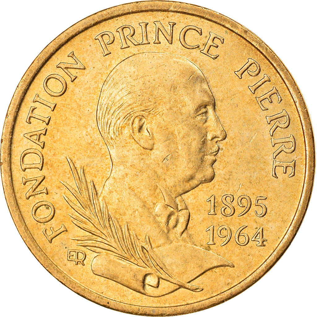 Coin, Monaco, Rainier III, 10 Francs, 1989, AU(55-58), Nickel-Aluminum-Bronze