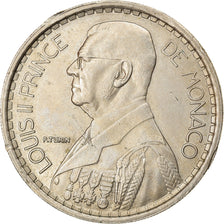 Monaco, Louis II, 20 Francs, Vingt, 1947, Poissy, BB, Rame-nichel, KM:124