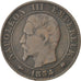 Monnaie, France, Napoleon III, Napoléon III, 5 Centimes, 1854, Bordeaux, TB