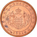 Monaco, Euro Cent, 2001, Paris, UNC-, Copper Plated Steel, KM:167