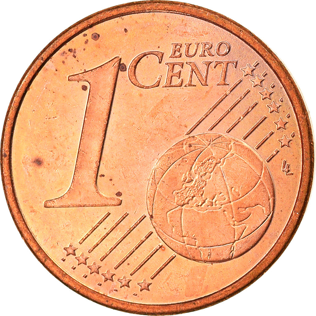 Monaco, Euro Cent, 2001, Paris, UNC-, Copper Plated Steel, KM:167