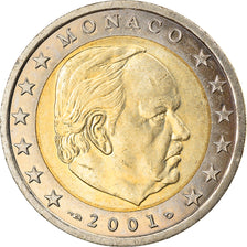 Monaco, 2 Euro, 2001, SPL, Bi-metallico, KM:186