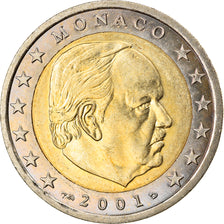 Monaco, 2 Euro, 2001, SPL, Bi-metallico, KM:186
