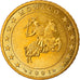 Monaco, 50 Euro Cent, 2001, Paris, MS(63), Brass, KM:172