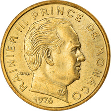 Coin, Monaco, Rainier III, 5 Centimes, 1976, AU(55-58), Aluminum-Bronze, KM:156