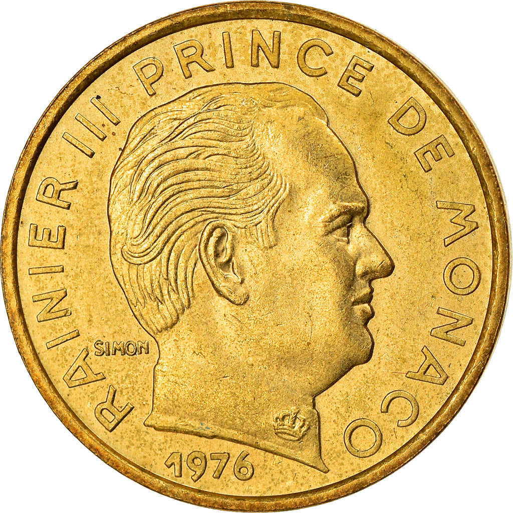 Moneta, Monaco, Rainier III, 5 Centimes, 1976, SPL-, Alluminio-bronzo, KM:156