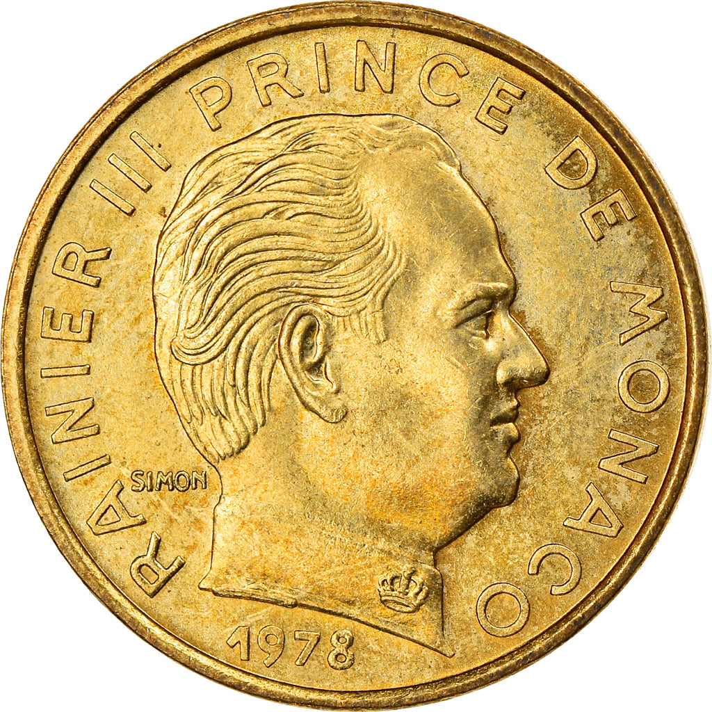 Coin, Monaco, Rainier III, 5 Centimes, 1978, EF(40-45), Aluminum-Bronze, KM:156