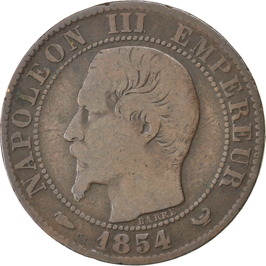 Munten, Frankrijk, Napoleon III, Napoléon III, 5 Centimes, 1854, Lille, ZG+