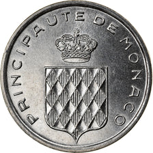 Coin, Monaco, Rainier III, Centime, 1976, AU(55-58), Stainless Steel, KM:155