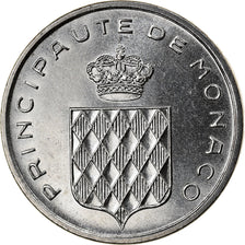 Coin, Monaco, Rainier III, Centime, 1976, AU(55-58), Stainless Steel, KM:155