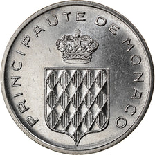 Coin, Monaco, Rainier III, Centime, 1977, AU(55-58), Stainless Steel, KM:155