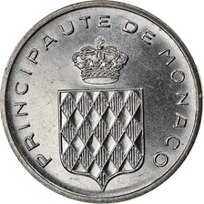 Moneta, Monaco, Rainier III, Centime, 1977, AU(55-58), Stal nierdzewna, KM:155