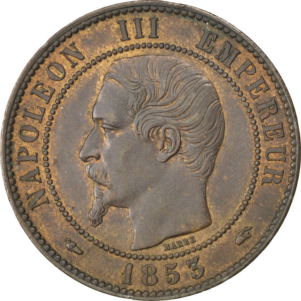 Monnaie, France, Napoleon III, Napoléon III, 10 Centimes, 1853, Paris, SUP