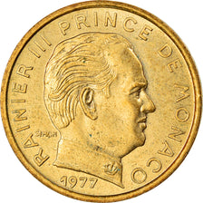 Coin, Monaco, Rainier III, 5 Centimes, 1977, AU(55-58), Aluminum-Bronze, KM:156
