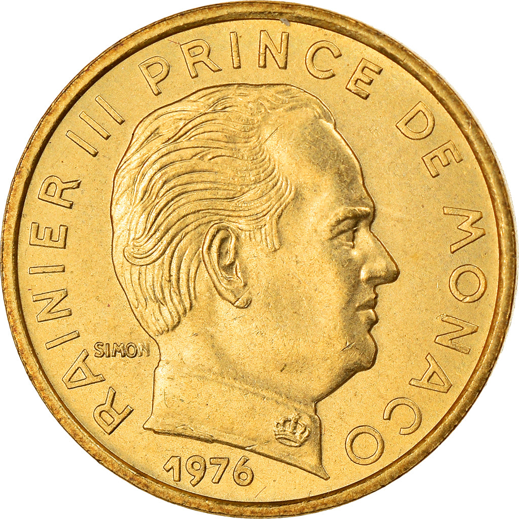 Coin, Monaco, Rainier III, 5 Centimes, 1977, AU(55-58), Aluminum-Bronze, KM:156